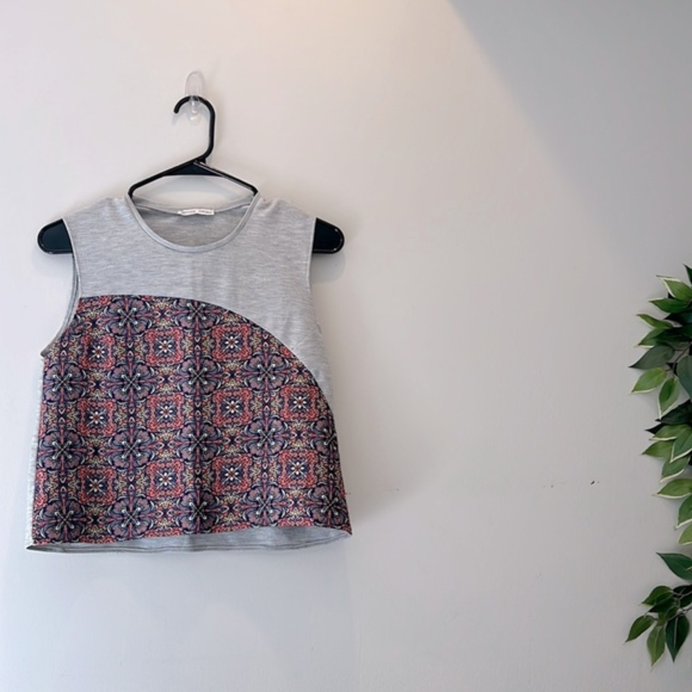 Zara Unique Boxy Crop Top Tshirt